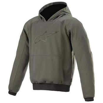 Chaqueta Alpinestars Ageless - Estilo Atemporal, Sudadera con capucha de Moto Ageless Verde Militar-Mezcla, Alpinestars Ageless S