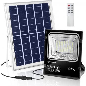 Foco Solar LED 100W 6500K Aigostar con Control Remoto y Resistente al Agua