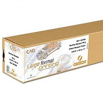 Rollo 61 cm x 50 m, Canson Quality Opaque Superliso 90g