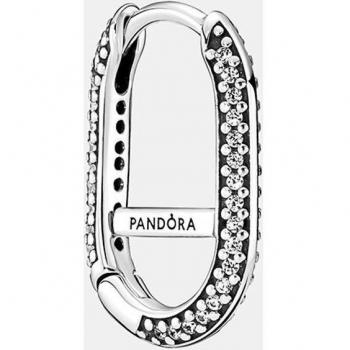 Pendiente Pandora Me 299682C01 Link Pavé - Plata de Primera Ley 925ML