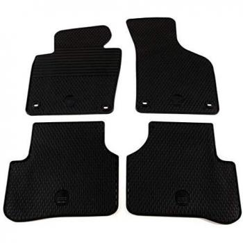 vidaXL Juego Alfombrillas de Coche a Medida Goma 4 Piezas Esterillas Alfombras