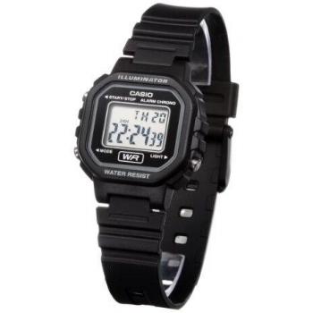 Casio LA-20WH Digital Quartz Alarm Chrono Illuminator Unisex Watch with Rubber Strap