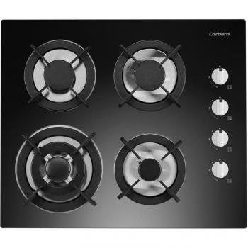 Encimera de Gas Corberó CPCGY2304N en Cristal Negro