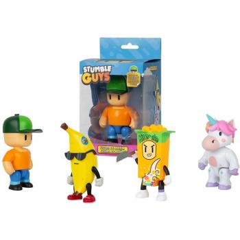 Stumble Guys - Pack de 5 Figuras de Acción Articuladas de 11 cm
