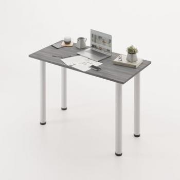 Mesa Escritorio Oyun Madera Nórdica Negra con Patas Blancas (119x60x75 cm)