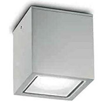Downlight de Techo Ideal Lux Cristal y Metal Blanco, 1 Bombilla, Diámetro 16cm, IP54, GU10