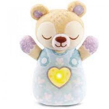 Peluche Interactiva Vtech Baby Mon Oso Luz Dodo con Sonido y Proyector de Estrellas, Lavable en Máquina, Ideal para Bebés