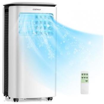 9,000BTU 3-in-1 Portable Air Conditioner with Fan and Dehumidifier