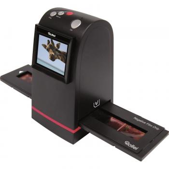 Rollei DF-S 100 SE - Escáner de diapositivas, 5.0 Megapixel, LCD TFT en color de 2.4”, Negro