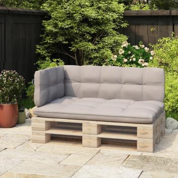 Respaldo para sofá palets de hierro 110 cm gris claro