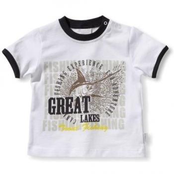 Stummer Apparel - Camisa con cuello redondo de manga corta para bebé