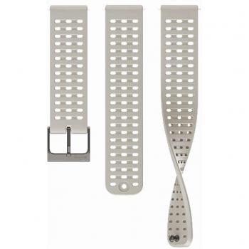 Correa de silicona Athletic 2 Sand Gray, tipo de producto: correa para reloj, características: material de silicona, color gris arena, tamaño S+M