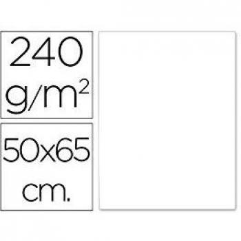 CARTULINA LIDERPAPEL 50X65 CM 240G/M2 BLANCO