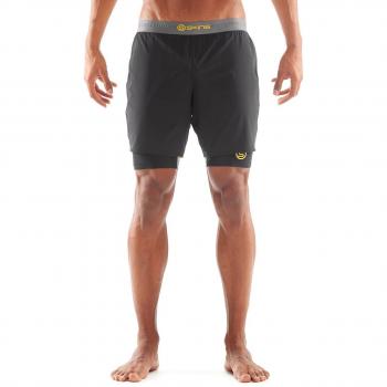 MusicSkins Super Pose Mallas cortas dnamic, para Hombre Varios colores Black/Citron Talla:extra-small