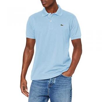 Polo Lacoste Original de Hombre Classic Fit de Manga Corta - Color Azul - Talla XL