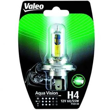 Lámpara H4 VALEO 12V 60/55W Aqua Vision para faro de carretera VW, AUDI, MERCEDES-BENZ 032514
