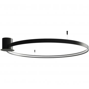 Plafón LED integrado Rio Integrated Acero Negro 1 bombilla 12,5cm