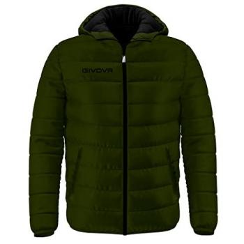 Givova Olanda Chaqueta G013-5110, chaqueta deportiva, color verde militar/negro, talla XS