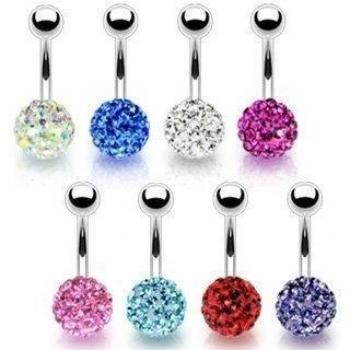 Emeco Ombligo perforación Piercing con piedras de Swarovski