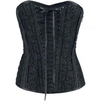 Gothicana by EMP Namrael Corsé Negro 3XL