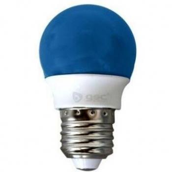 Bombilla de led AZUL 3W esférica E27 GSC 2002373