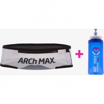 Marsupio Running Arch Max Pro Zip con Bidón 300ml Gris Talla S/M