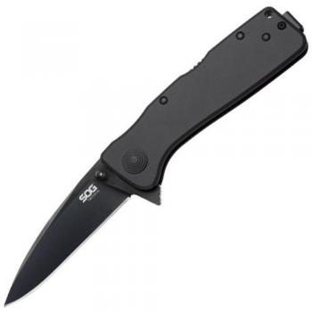 SOG Sog99458 Cuchillo Tascabile,Unisex - Adulto, Negro, un tamaño