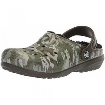 Crocs 204817-3R3 - Zueco clásico con forro gráfico K de Caucho Niños