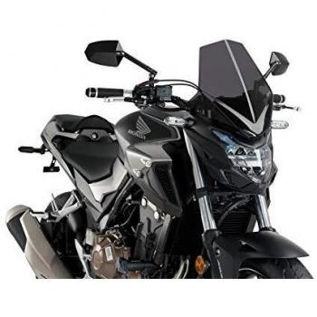 Puig 3657F Windshield Naked New Generation Sport, Dark Smoke
