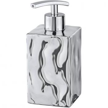 Wenko 22041100 Lagos-Dispensador de jabón de cerámica, 7 x 7 x 17,3 cm: 0,41 L