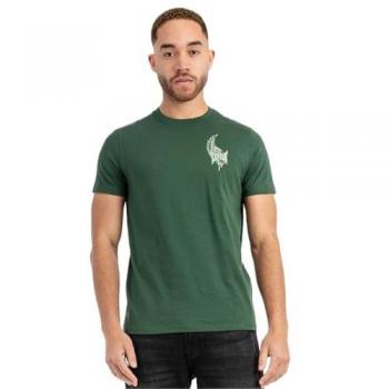 Camiseta Tapout Verde de Manga Corta para Hombre 2XL Ajuste Regular