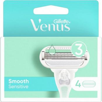Gillette Venus Recambio Smooth Sensitive 3 Hojas 4 uds