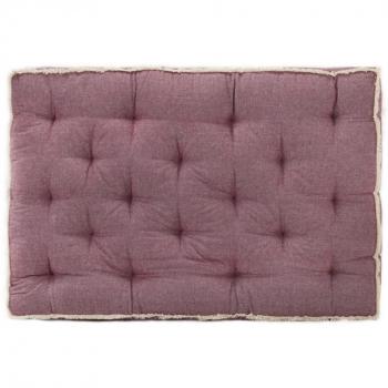 vidaXL Cojín para sofá de palets burdeos 120x80x10 cm