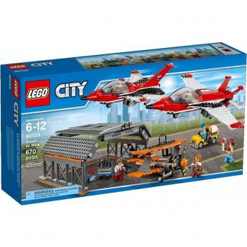 Lego City Aeropuerto Espectáculo Aéreo 60103 - Set de Construcción con Aviones y Figuras