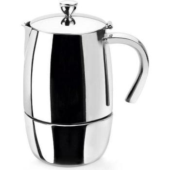 Cafetera Express Luxe Inox Lacor - 6 Tazas de Acero Inoxidable