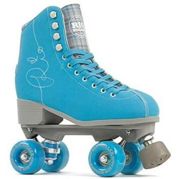 Rio Roller Quad Patines 4 Ruedas Signature Junior Azul 37