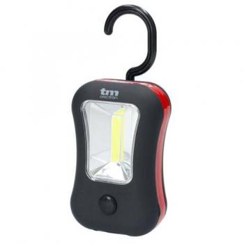 Linterna portátil con 4 LED y 3W COB LED