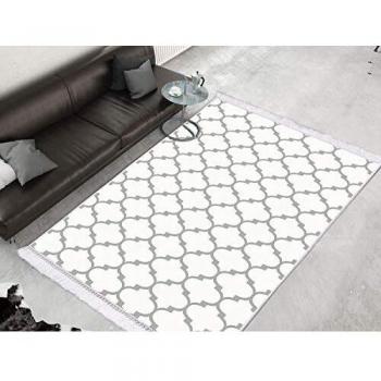Homemania HALI-23528 Alfombra Estampada Lily 6 impresión, Moderna, Multicolor en Tela, 120 x 180 x 0,1 cm