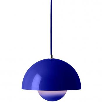 Lámpara colgante Flowerpot VP1, Ø 23 cm, azul cobalto
