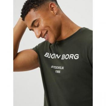 Björn Borg Borg Logo T-shirt Green, XXL