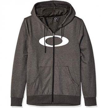 Oakley Mens Ellipse FZ Hoodie Sudadera, Blackout Lt Htr, Large para Hombre