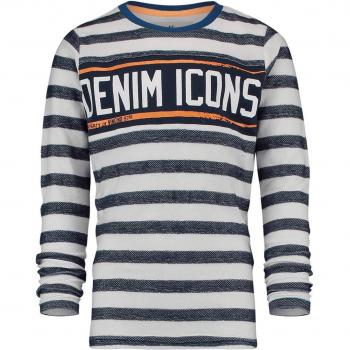 Vingino - Camiseta de Manga Larga - Redondo - para niño Real White 116 cm