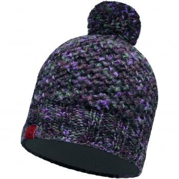Buff Margo Plum Gorro Tricot y Polar, Mujer, Plum, Talla única