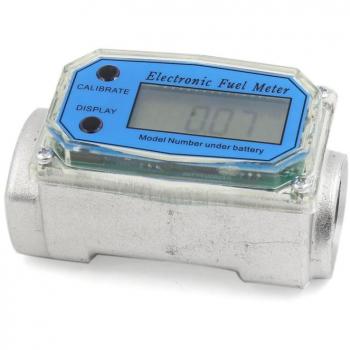 sourcingmap® Turbina electrónica LCD digital medidor de flujo de combustible Accesorio de Motocicleta scooter