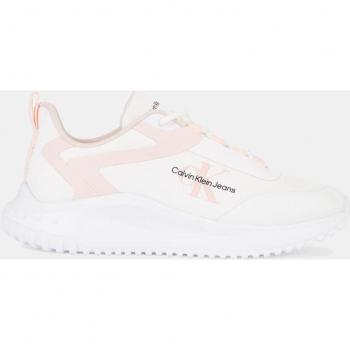 Calvin Klein Zapatillas Blancas de Mujer Tipo Running con Logotipo