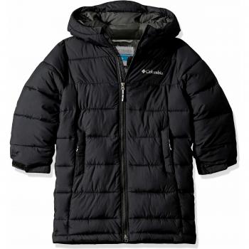 Columbia Pike Lake Long Chaqueta Larga, Unisex Niños, Negro