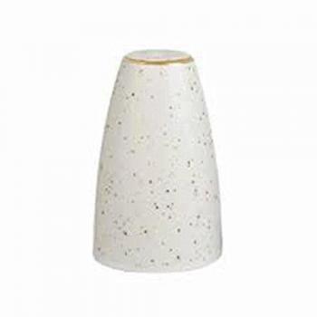 Salero Stonecast Barley Blanco Marrón Churchill 7 cm Paquete de 12