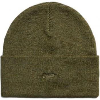 Superdry Vintage Classic Beanie Hat Olive Green