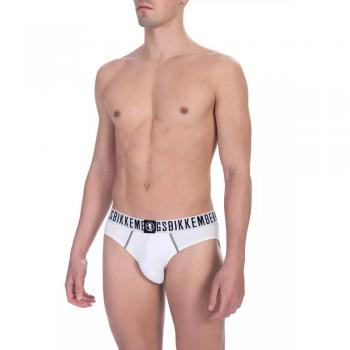 Bikkembergs White Cotton Underwear - XXL