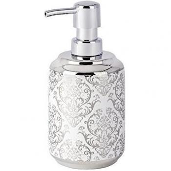 Dosificador de jabón serie Barock color blanco